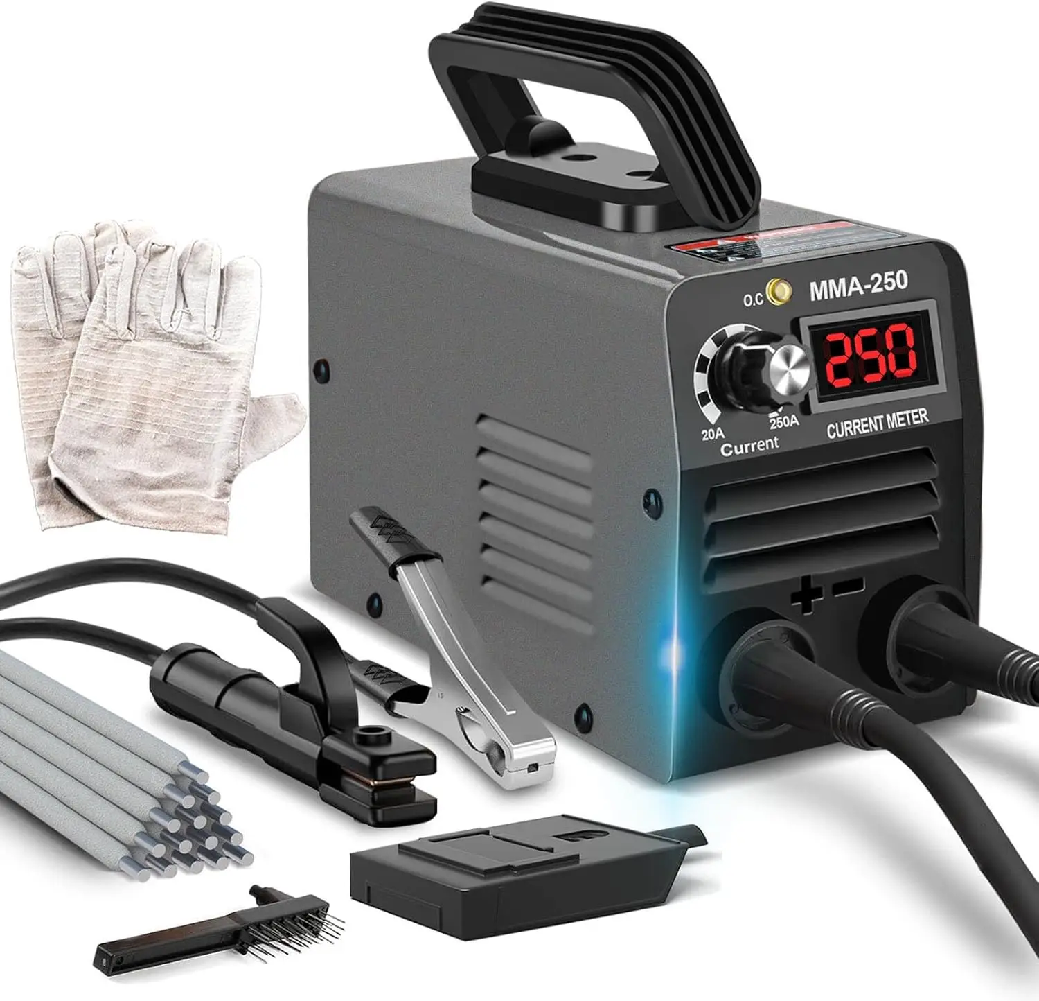 

Super Mini Stick Welder Machine,110V 250A ARC Portable MMA Welding Machine