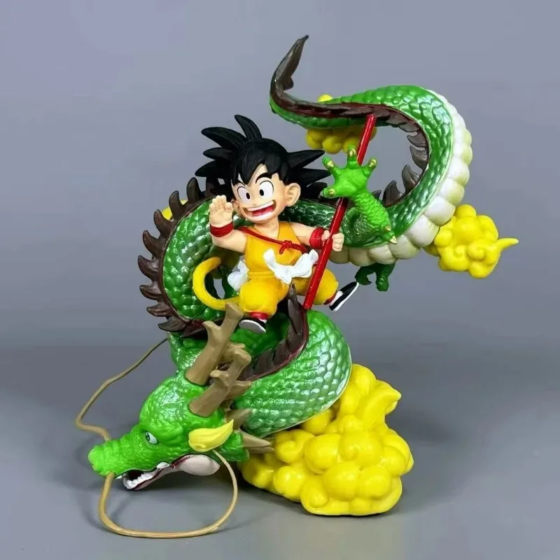 

Dragon Ball Son Goku Anime Figure Divine Dragon Action Figures toys model statue Collection Desktop decoration Pendant kid Gifts