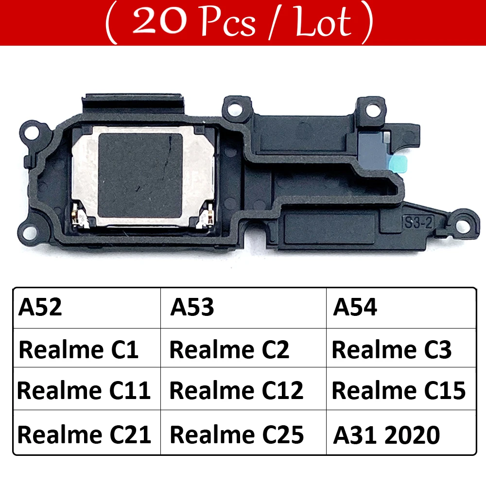 

20Pcs Loud Speaker Buzzer Ringer Loudspeaker Flex Cable For OPPO A5 A31 A52 A53 A54 2020 Realme C1 C2 C3 C11 C12 C15 C21 C25