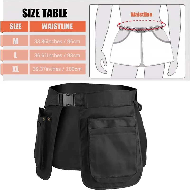 헤비 듀티 개 훈련 앞치마 옥스포드 천 방수 멀티 포켓 야외 애완 동물 훈련사를 위해 필요한 조절 가능한 허리 밴드