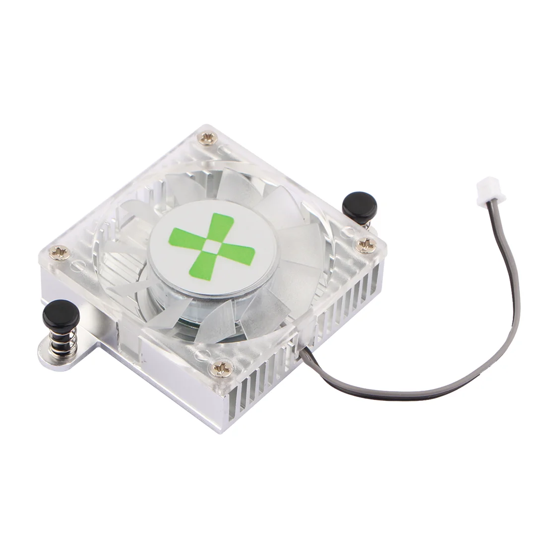 Radxa Heatsink 4012 forCompatible with ROCK 3B/5B/5B+/5T , Adjustable Fan Speed, Easy to Install and Remove.