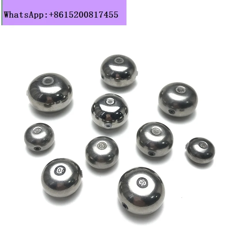 10PCSWholesale OEM 45g-300g high density tungsten alloy head fishing weight tungsten sinker