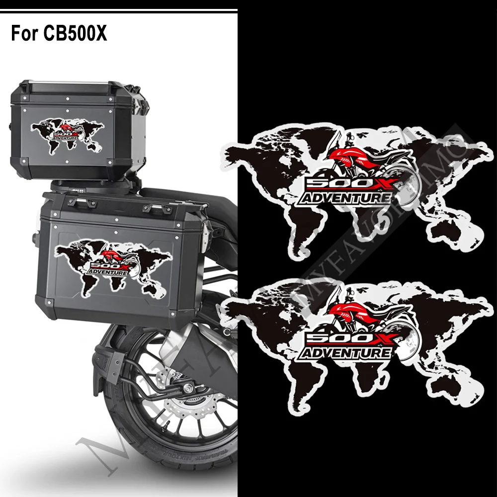 Autocollants de protection de sacoches pour bagages de coffre de moto, décalcomanies pour Honda CB 500X, CB 500 X