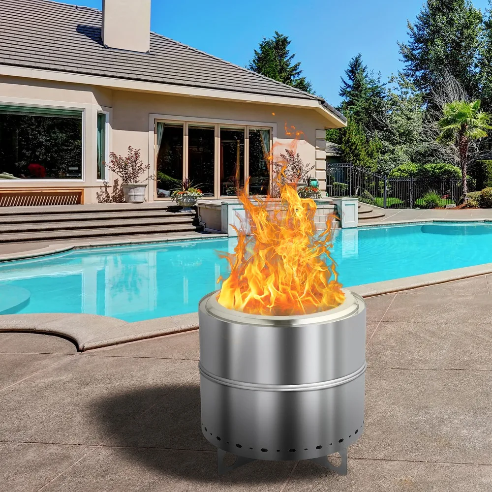 

Swift Assembly Smokeless Fire Pit – Portable, Efficient, and Effortless to Clean for Outdoor Adventures,Smokeless Fire Pit