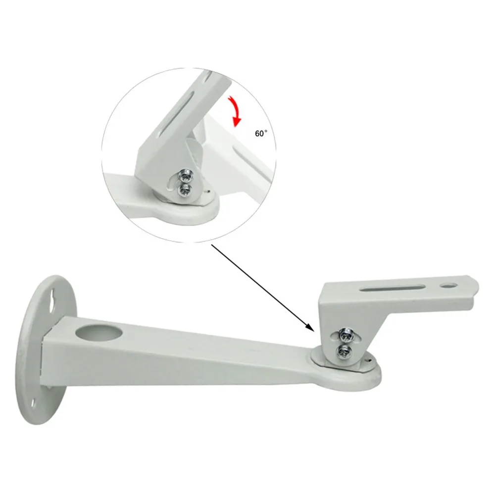360 Degrees Rotatable Projector Wall Mount Aluminum Alloy Adjustable Projector Mount Shockproof Universal Mounting Bracket