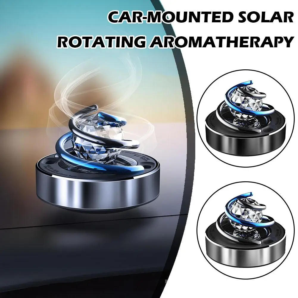 معطر هواء للسيارة يعمل بالطاقة الشمسية، ناشر داخلي يدوم طويلاً، ملحقات صغيرة للسيارة، منقي عطر الهواء J7m8 #2