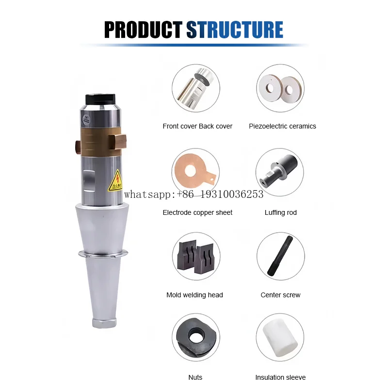 China Professional Customized 20k Ultrasonic Transducer Ultrasonic Piezo Ceramic Transducer