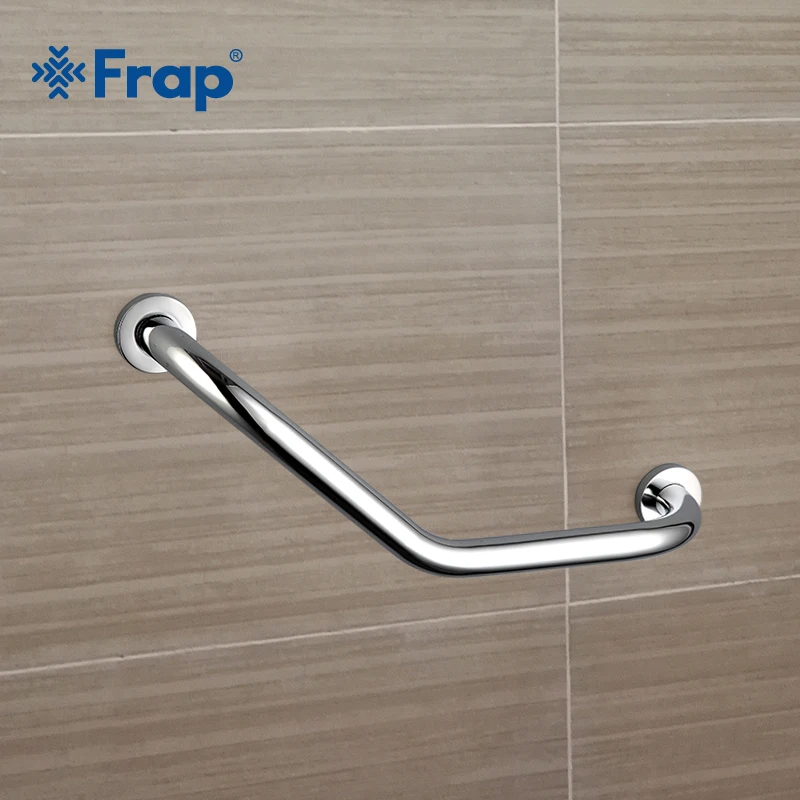 Frap Bathroom Accessories Safety Handrail Stainless Steel Grab Bars 135 Degee Anti-slip Bathtub Railing Anti-slip Shower Arm