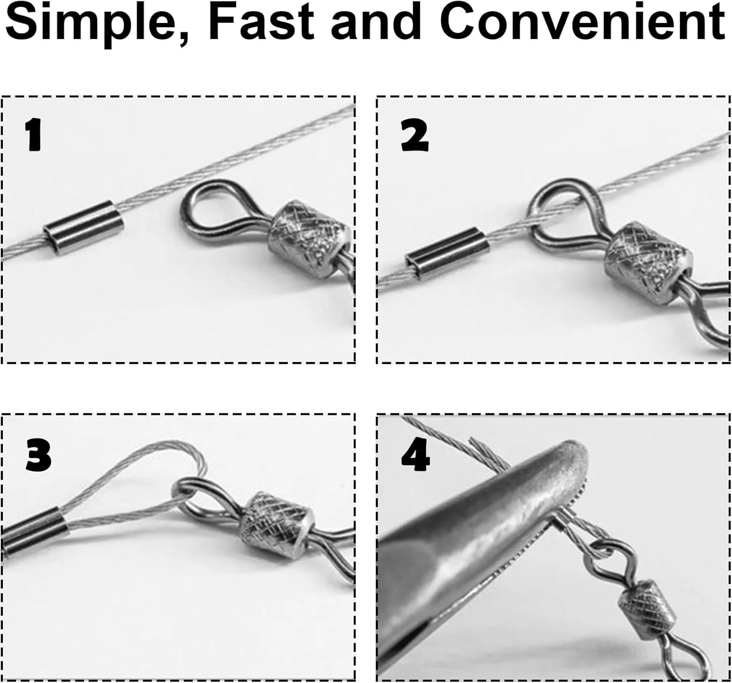 النحاس برميل مزدوج تجعيد الأكمام خيط صنارة الصيد العقص حلقة كم النحاس أنبوب موصلات لصيد الأسماك زعيم تزوير #5