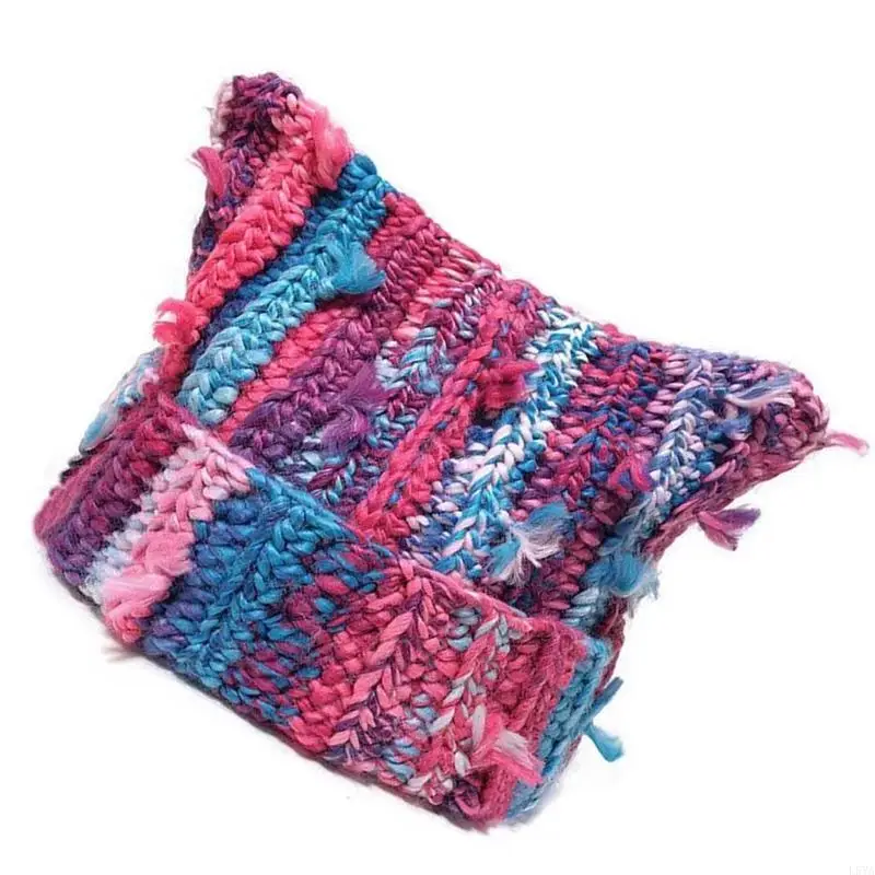 

L5YA Fashion Streetwear Hat Daily Life Hat Artistic Youth Hat Knitted Hat Unisex for Comfortable and Warmth