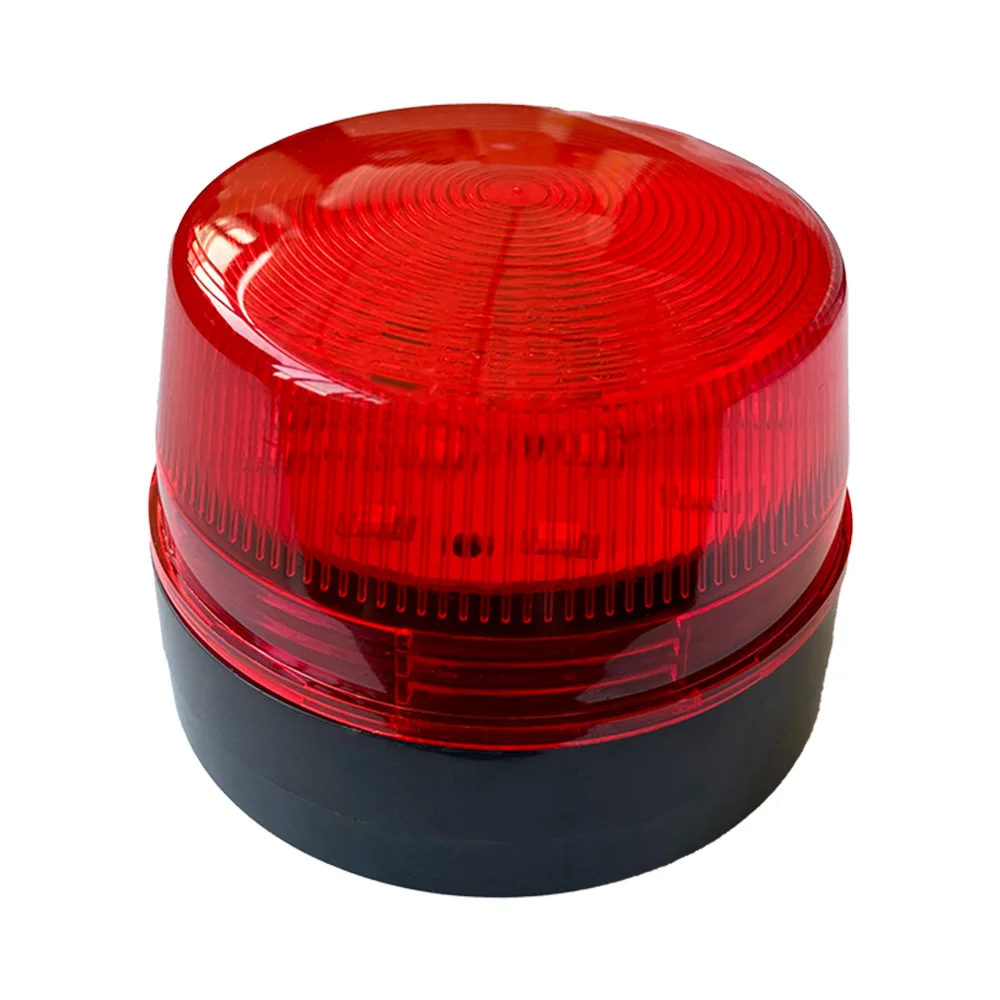 LED Lamp Small  Flashing 12v 24v  220v Red Security  Strobe Signal Warning Light