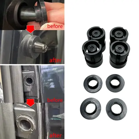 4PCS Car Middle Door Abnormal Noise Elimination Block Fit For Mercedes Vito W447 2015-2021 For V-Class V220 V250 V260 W447 2015+