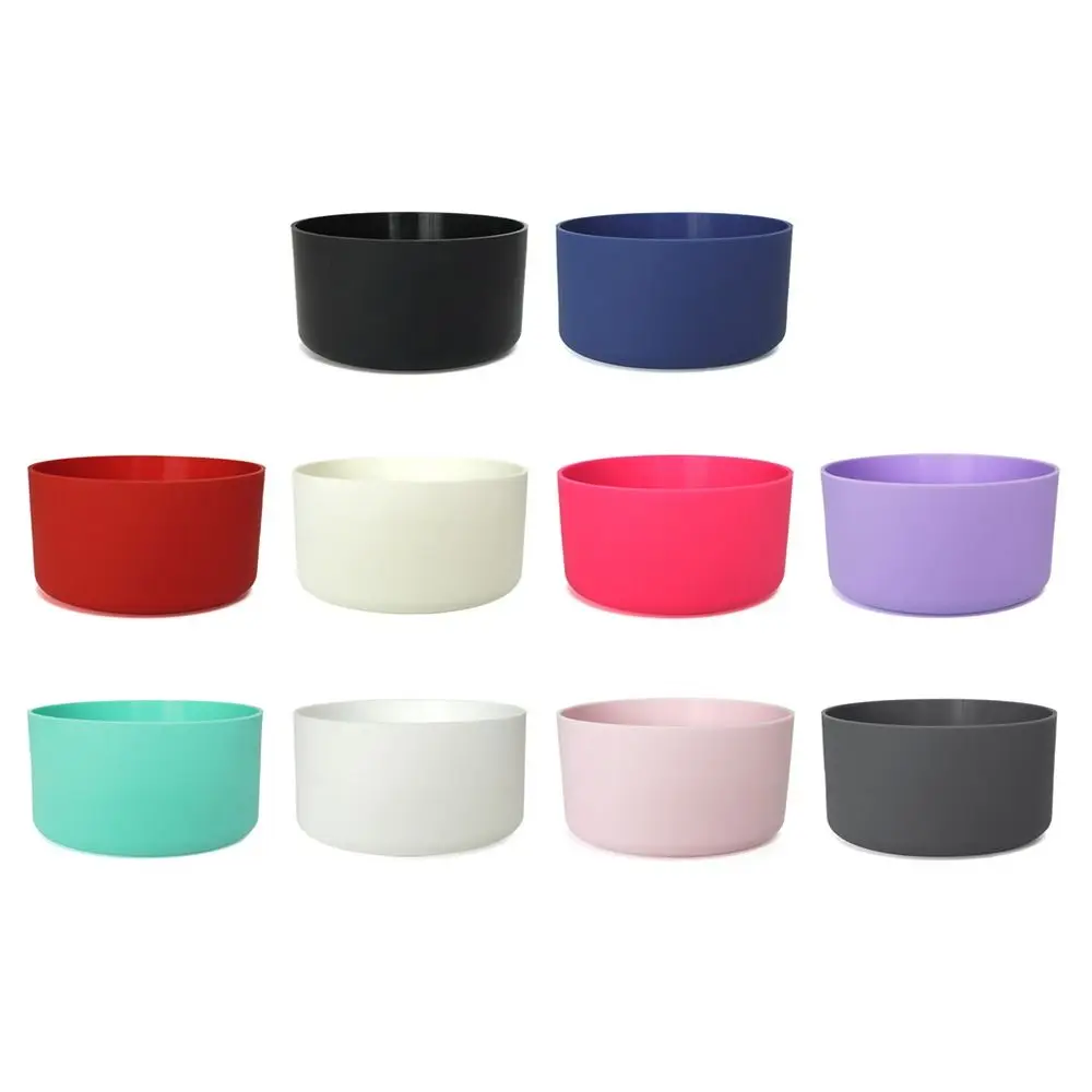 1Pcs New Anti-Slip Silicone Boot Colorful Soft Bottle Bottom Base Protective Cup Sleeve for 24oz 32oz 40oz