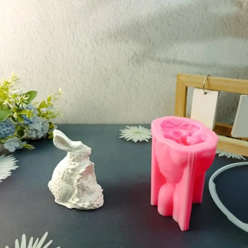 2025 Nuovi stampi in silicone Easter Stampi conigli stampi per getti ornamenti stampi