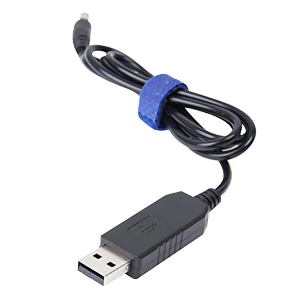 USB to DC Convert Cable 5V to 12V Voltage Step-Up Cable 5.5x2.1mm DC Male 1M New