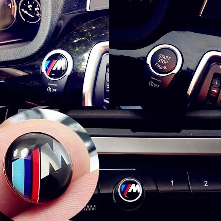 Ultimedia Audio Control Button Labeled Car Sticker Emblem Auto Badge Decal For BMW Power For BMW G30 G32 G01 G02 G05 G06 G07 G26