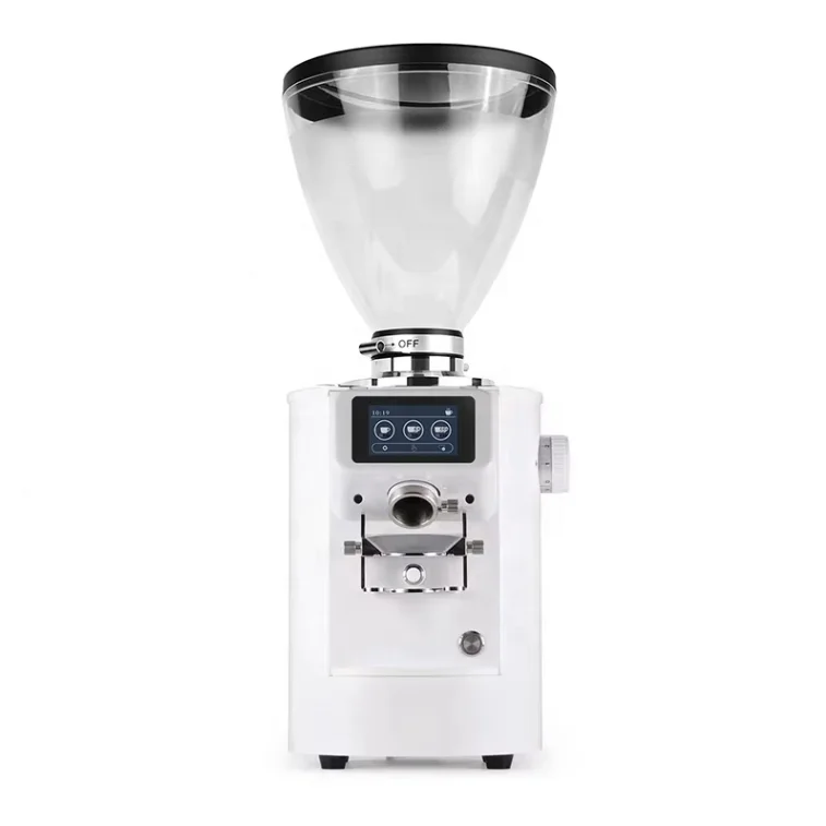 -For Commercial Electric Coffee Grinder Digital Control Titanium Flat Burr 600W 220-240V for Espresso Cocoa Processing*