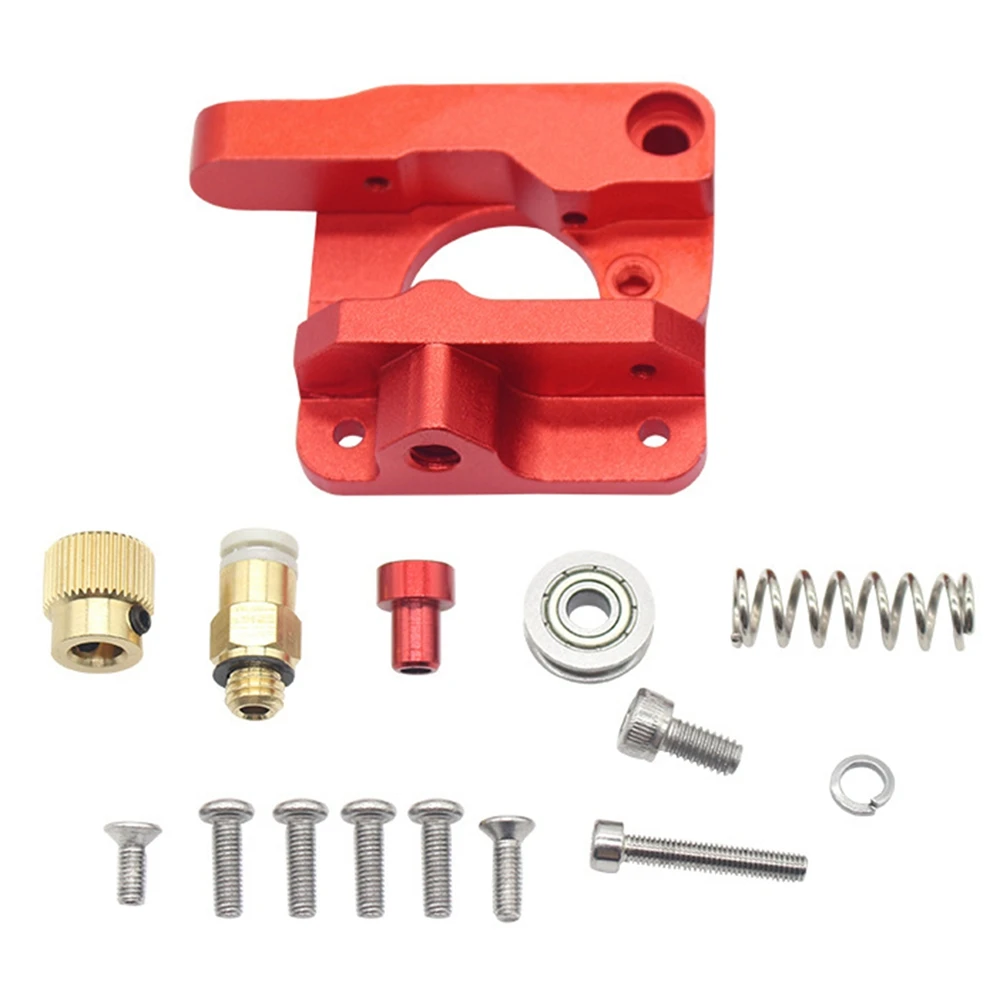 

CR-10 Red Extruder Upgrade Replacement Kit, Suitable for Creality Ender 3, CR-10, CR-10S, CR-10 S4, CR-10 S5 (Left)