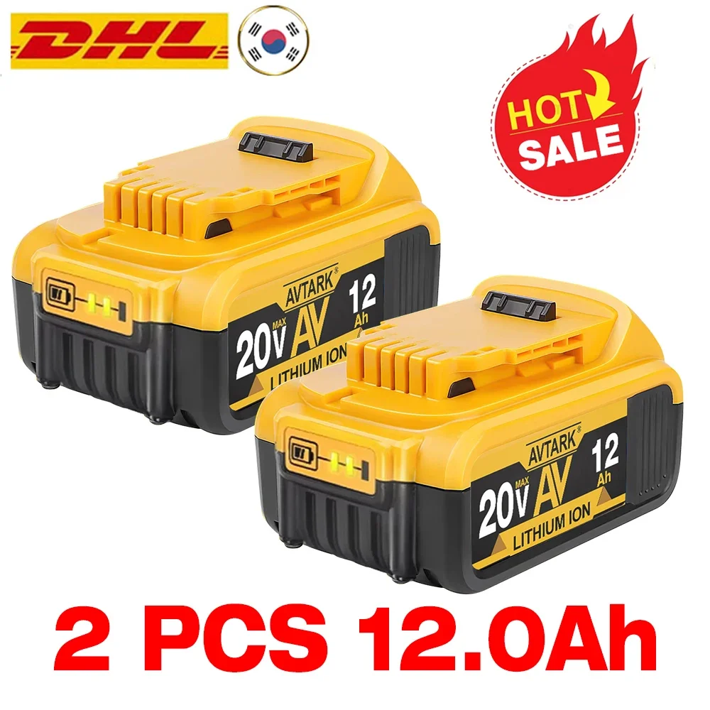 Nuevo 100% Original 12000mAh 20V para batería de herramienta eléctrica Dewalt DCB206 20V 15.0Ah batería DCB206 20V batería DCB205 DCB200