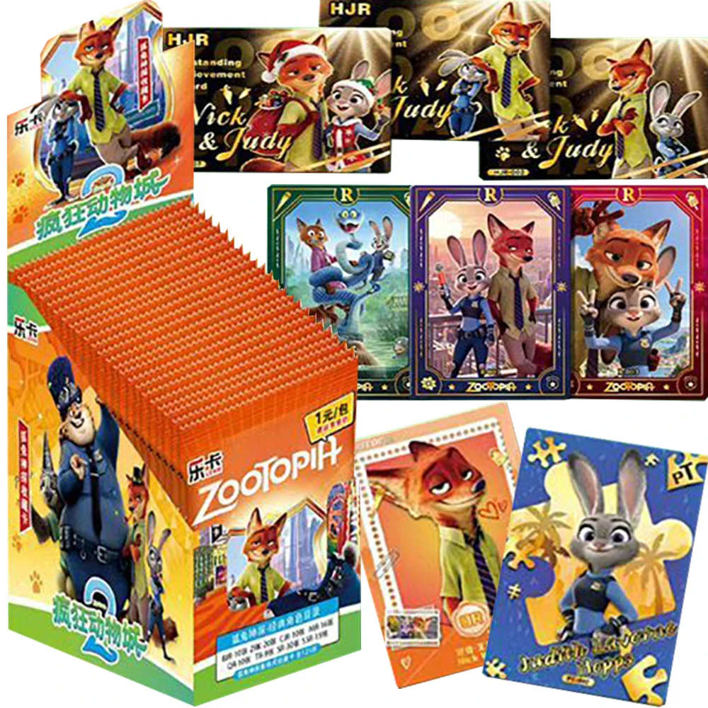 Zootopia2 Sammelkarten, sehr geliebte Komödie, Animationsfilm, Cartoon, exquisiter kreativer Charakter, Porträtkarten, Weihnachtsspielzeug, Geschenk