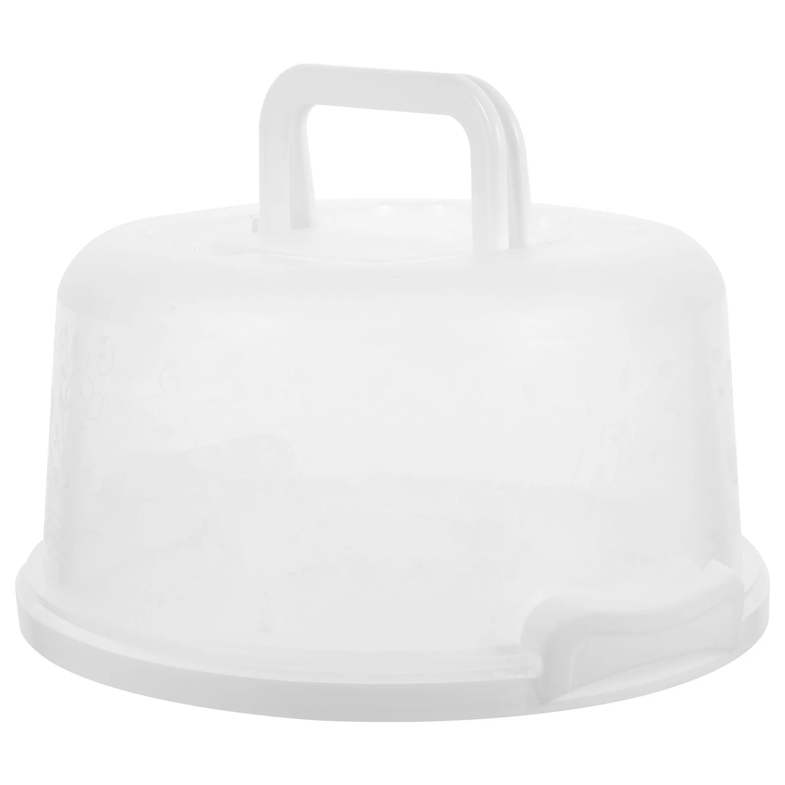 

Portable Cake Box Stand Fruitcake Bread Keeper Containers Storage Plate Paper Cup
