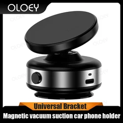 For iPhone Samsung Xiaomi magnetic car mount vacuum phone holder