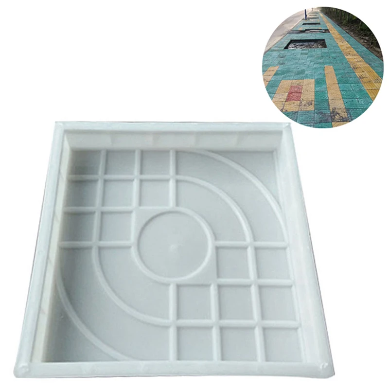 Path Maker DIY Paving Mold Brick Concrete Stone Square Mould for Slabs Patio Garden Lawn Pavement Paver Driveway Walk Road