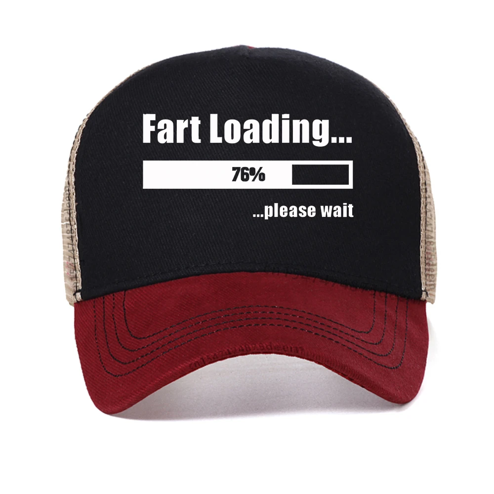 

Funny Graphic baseball cap Men Women's Fashion Casual Fart Loading Please Wait caps Dad Joker Harajuku Streets hat trucker hats