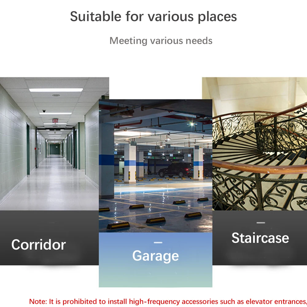 220V Microwave Radar Induction Intelligent Switch Module Staircase Corridor Garage High-Power Ceiling Light Controller Microwave