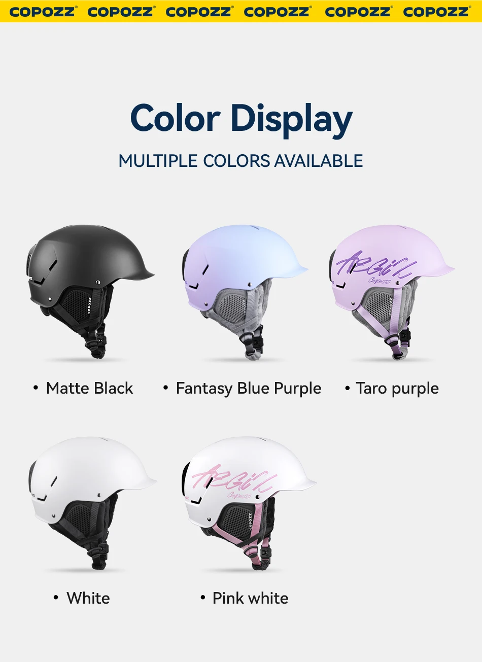 Copozz neues Upgrade Skihelm Männer Frauen Winter Anti-Impact-Sicherheit Snowboard helm Schnee Motorrad Ski Skateboard Helm – Detail 12