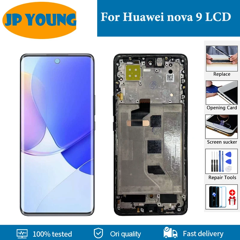 

6.57" OLED For Huawei nova 9 LCD Display Touch Screen Digitizer Assembly Replacement For Huawei nova 9 NAM-AL00 NAM-LX9 LCD