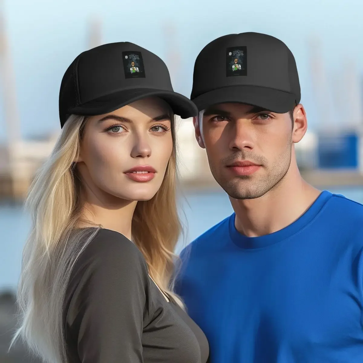 Green Chartreuse Bottle Oil Painting Drink Mesh Baseball Caps Snapback Fashion Baseball Hats Breathable Casual Casquette