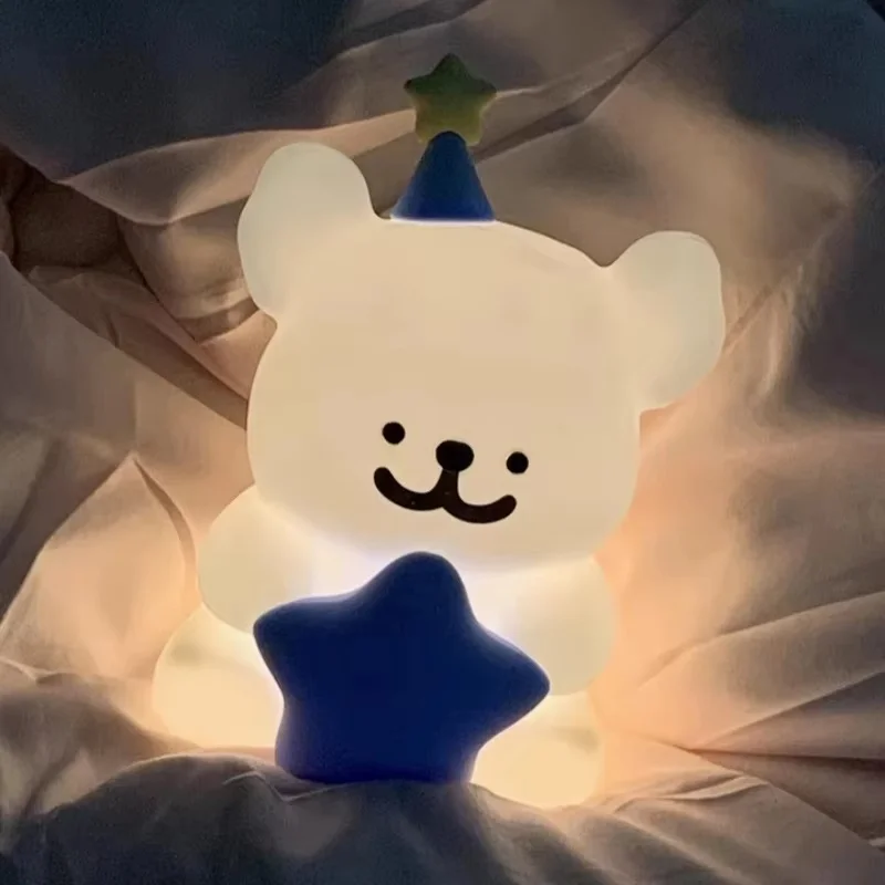 New Line Puppy Patting Light Series Scatola cieca alla moda Cute Anime Periferica Nightlight Decorazione della casa Regali di compleanno per bambini