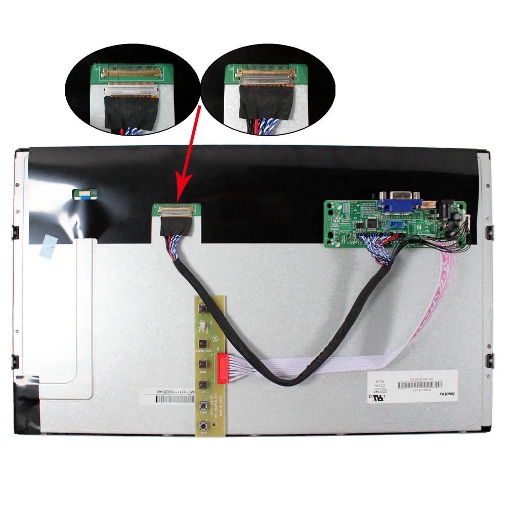 VGA LCD Controller Board For 15.6inch 1920x1080 G156HCE-L01 LCD Display