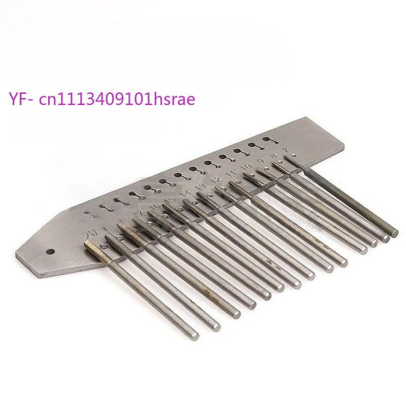 Precision Watch Tap & Die Set Micro Screw Thread Cutting Tools for Watch Plate Barrel Arbor Repair