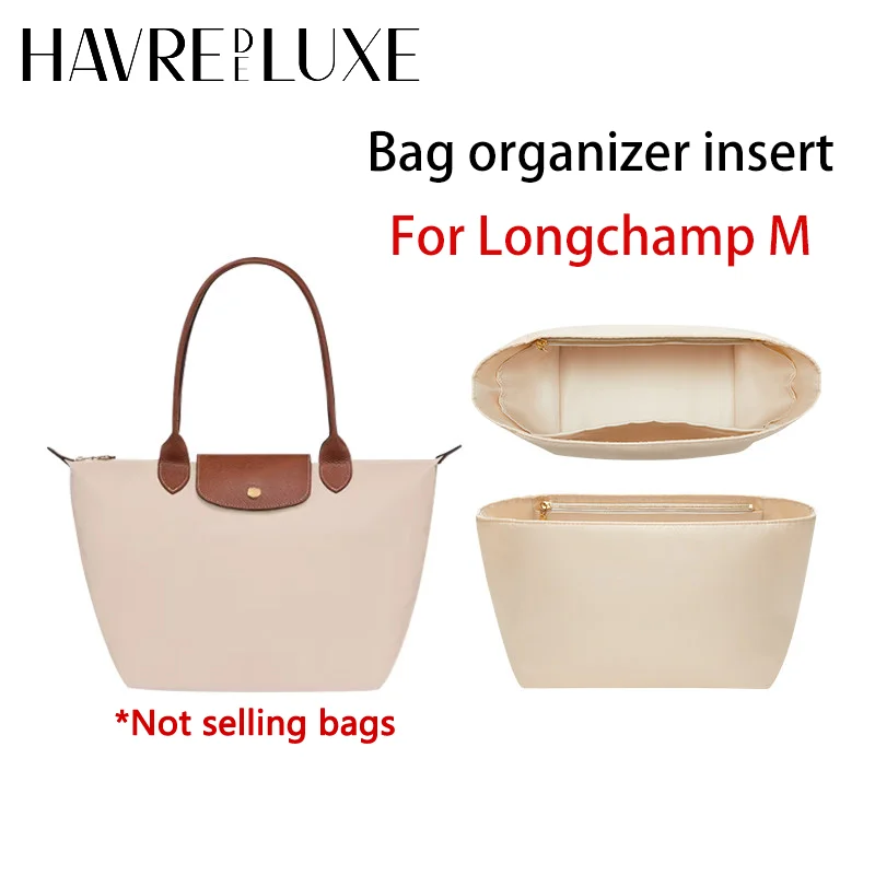 Bag Organizer Insert for Longchamp Bag Nylon Material Super Strong Fit Bag Support Handbag Insert Bag Accessories