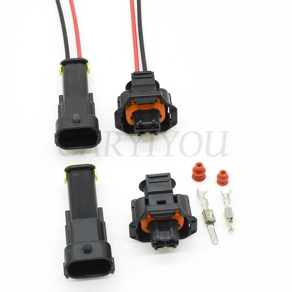 1 Set 2 Pin 1928403874 1928404226 936059-1 DJB7029Y-3.5-11 3.5MM Female Male Automotive Electrical Plug Boschs Connector