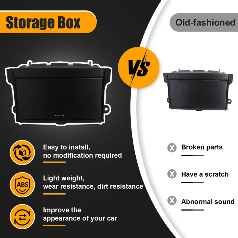 

Прецизионный ящик для хранения приборной панели салона автомобиля, ящик для перчаток центральной консоли, ящик для компакт-дисков для Toyota Land Cruiser Prado 2010 2011-2017