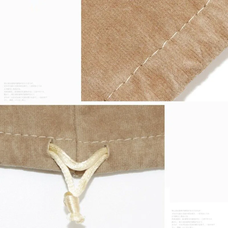10pcs/lot 15*20cm, 20*25cm High Quality Double Sided Velvet Drawstring Pouches Storage Jewelry Gift Packing Bags Can Customized