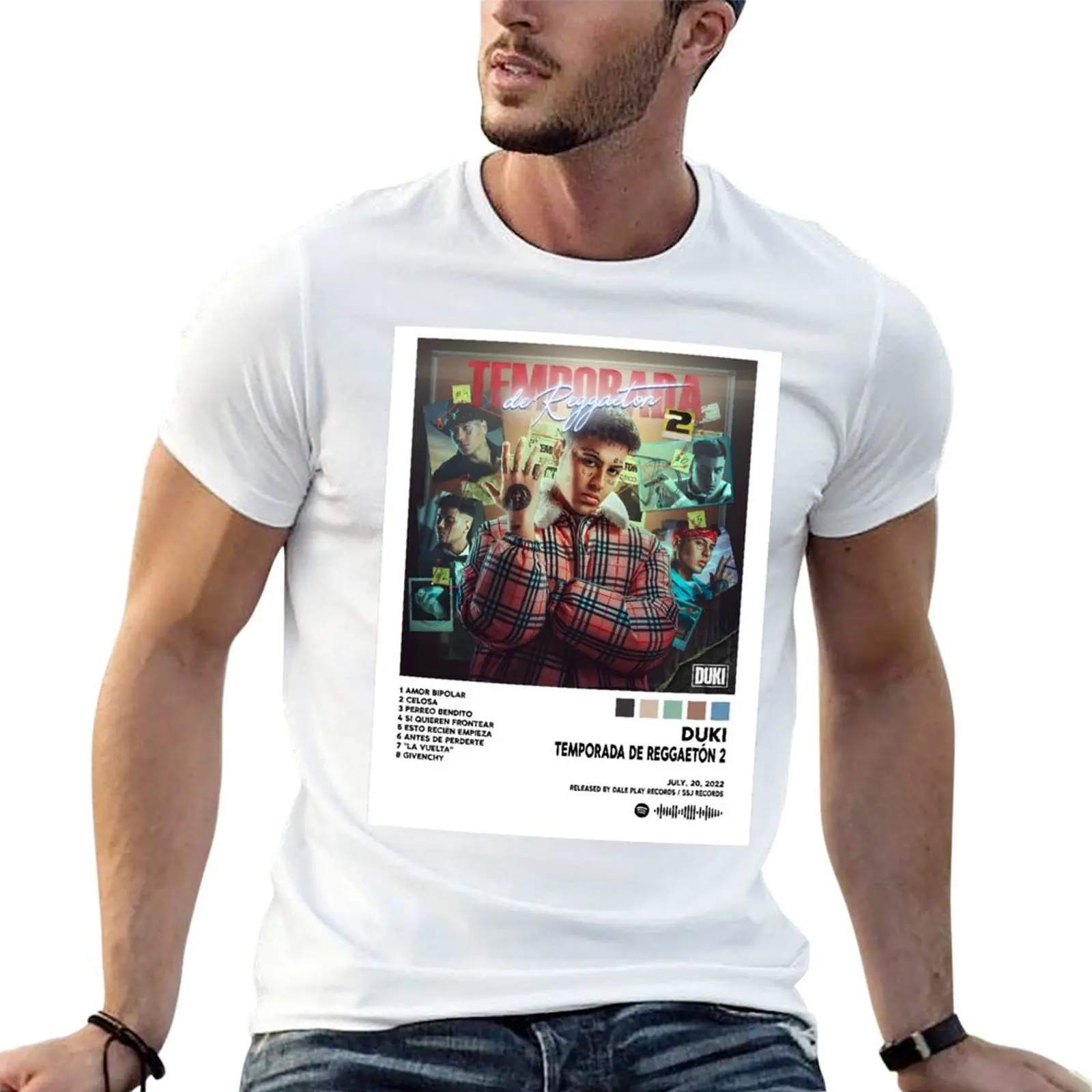 

shirts T-Shirt DE t 2 TEMPORADA t for designer printed man DUKI REGGAETON - man shirt