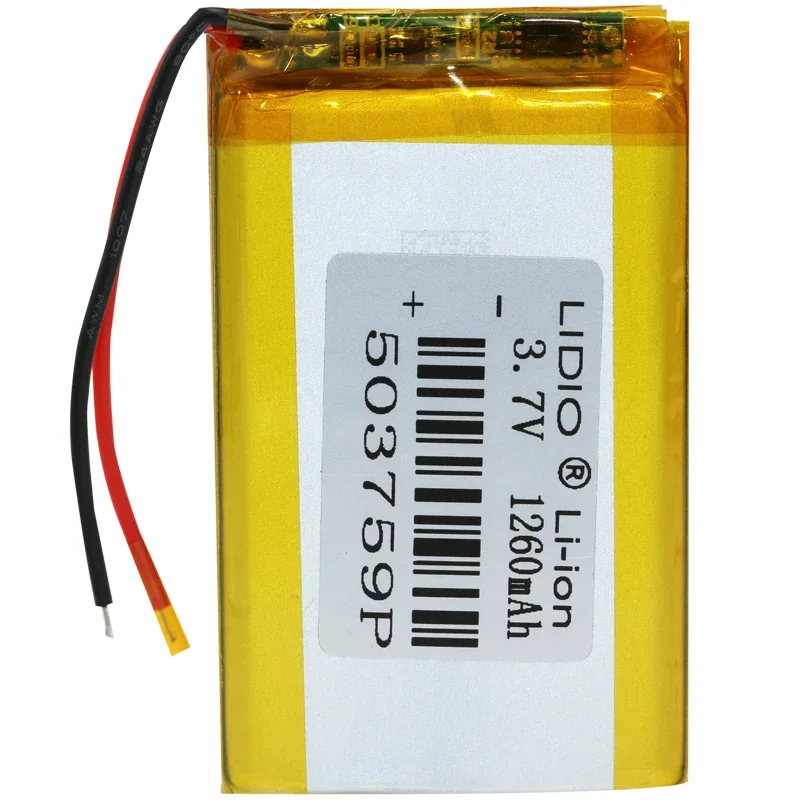 Полимерная литиевая батарея 3,7 В 1260 мАч 503759   e road маршрут N3 навигатор MP3GPS мобильный телефон