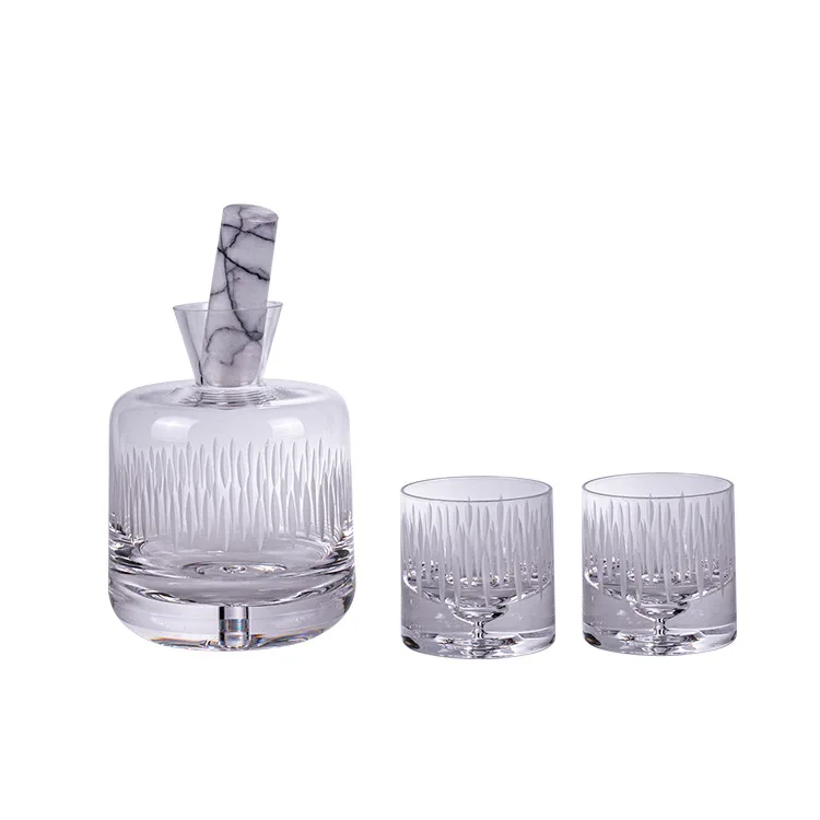 

High-end art glass wine set, wine glass set, premium decanter, wine jug