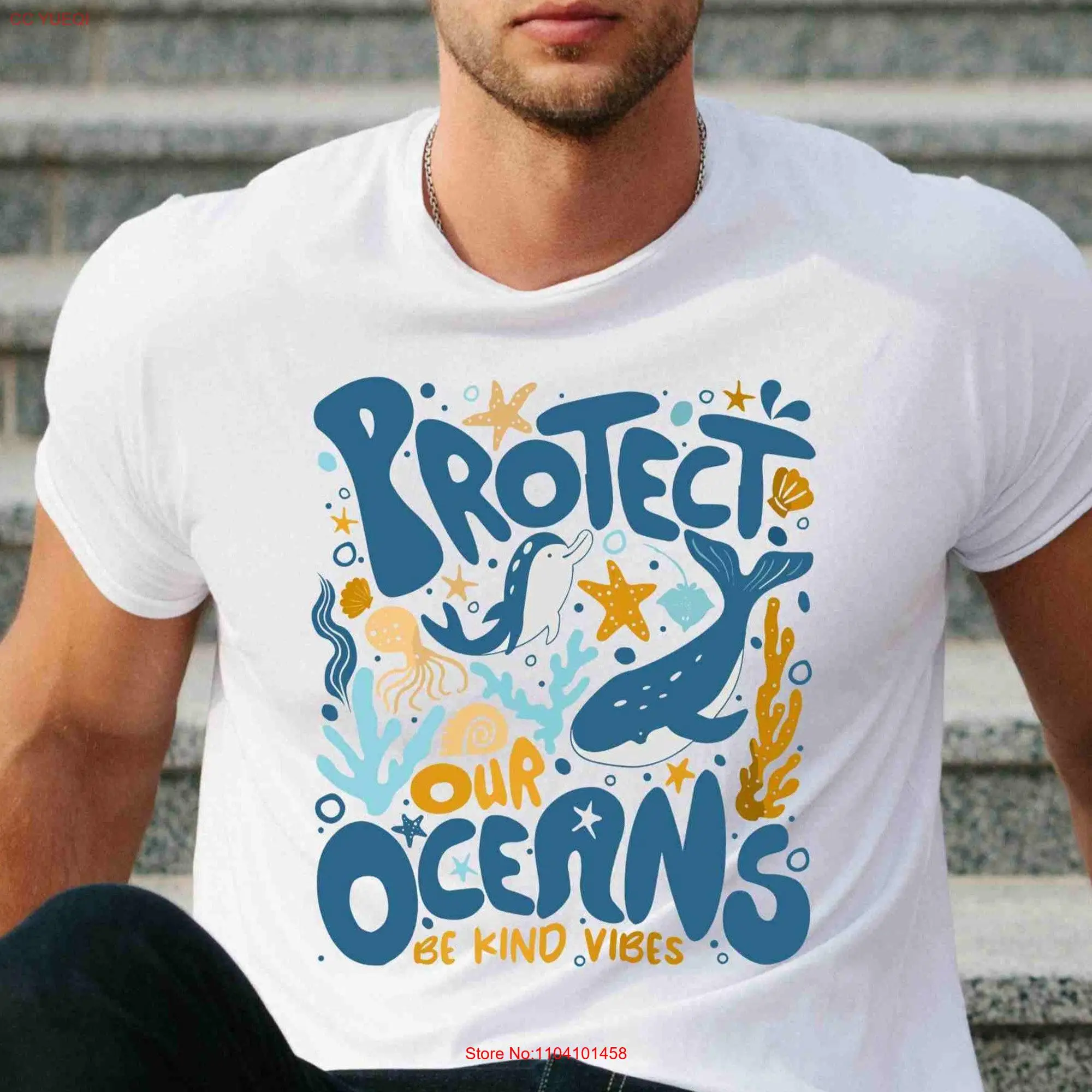 Protect Our Oceans T Shirt Respect The Locals Save Ocean Beach Coconut Girl Aesthetic Surf long or short sleeves