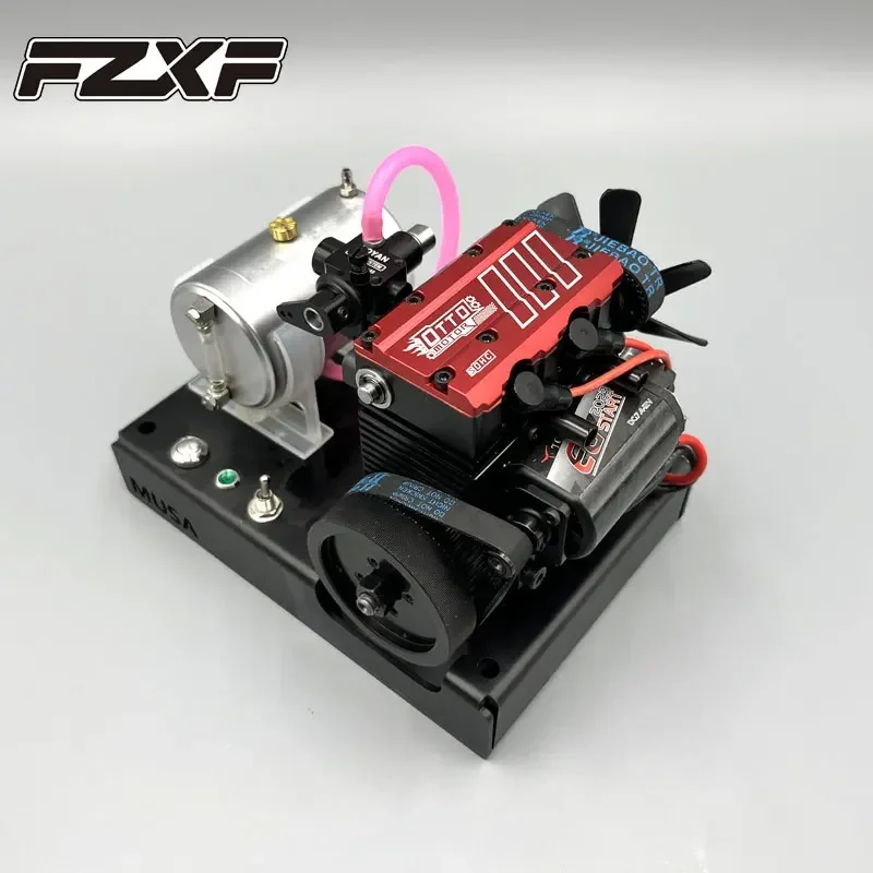 TOYAN FS L200AC Inline Twin Cylinder Engine Model Four Stroke Air Cooled Nitro Engine DIY Model Toy OTTO MOTOR Version