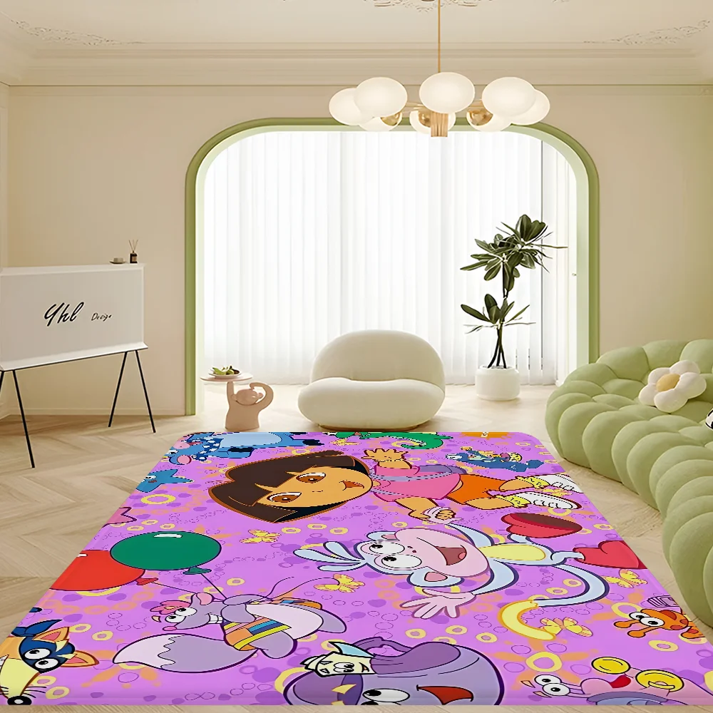 

Dora The Explorer Door Mat Nordic Style Bedroom Living Room Doormat Home Balcony Anti-Slip Alfombra
