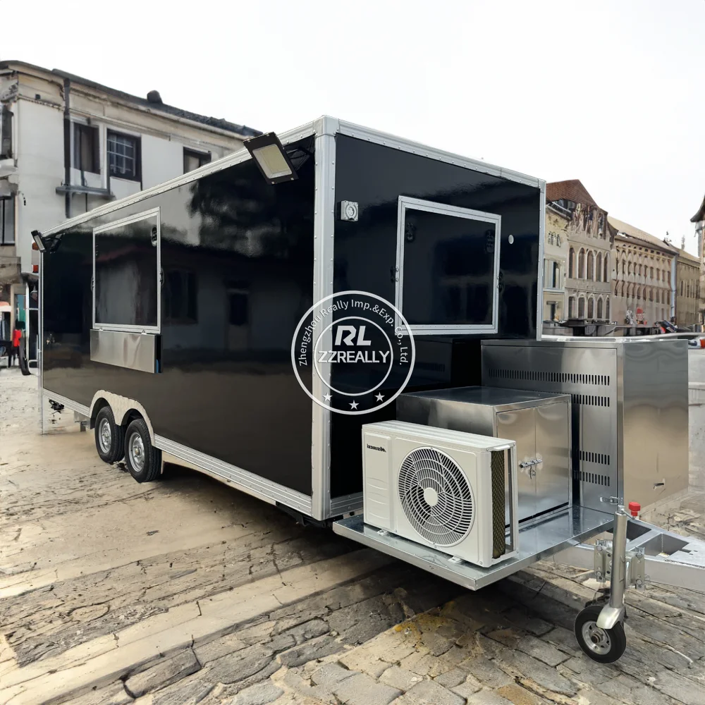 

Mobile Fast Food Trailer DOT CE VIN USA Standard Customized Snack BBQ Food Truck Street Coffee Pizza Cart Truck