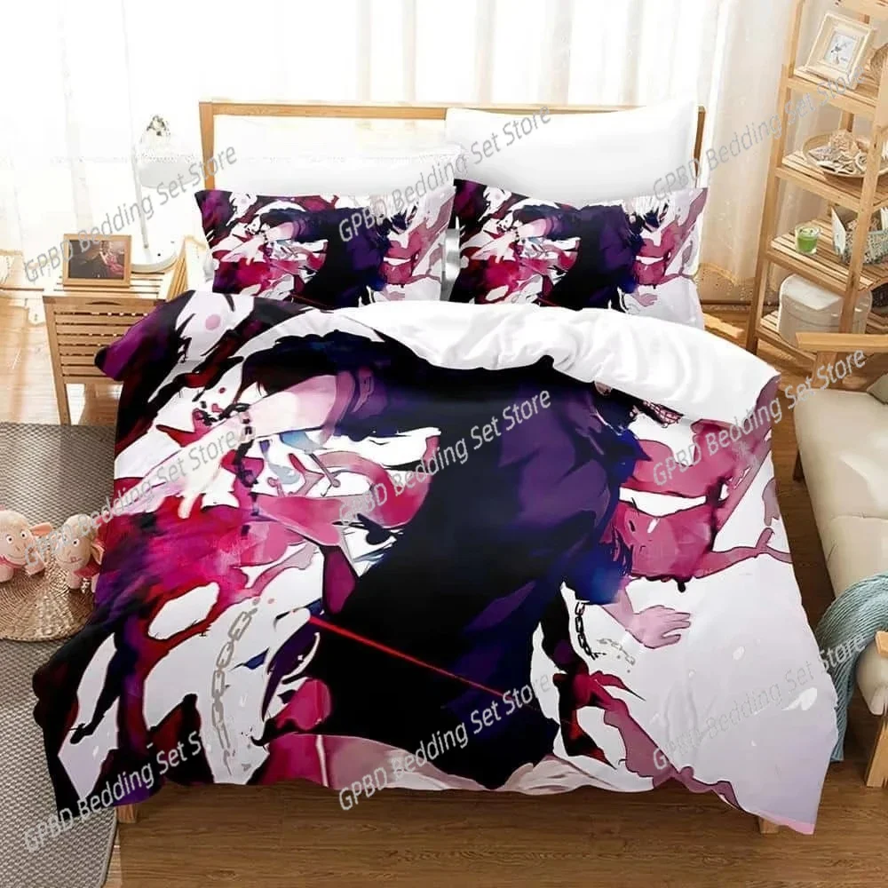 New Home Textiles Tokyo Ghoul Bedding Set Single Twin Full Queen King Size Bed Set Adult Kid Bedroom Duvet cover Sets Anime Bed