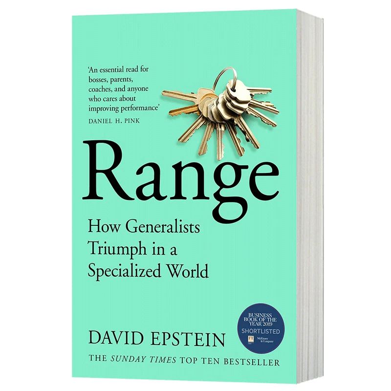 Range David Epstein, Bestselling books in English, Self-Help books 9781509843527