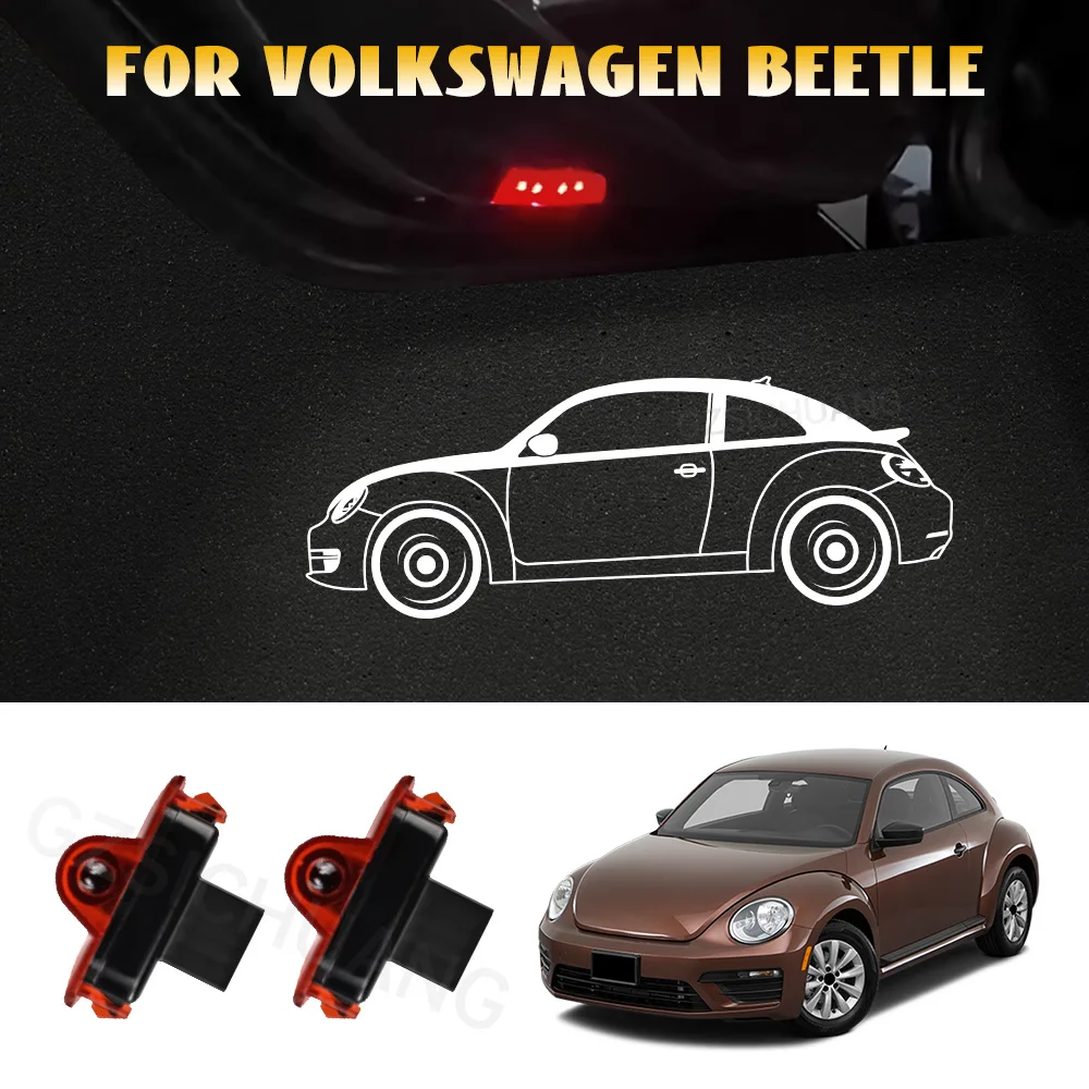 

2/4 PCS Car Door Lights For VW Beetle 9K 2K 2004-2015 2016 2017 2018 2019 LED Ghost Shadow Light Projector Lamps Accessories