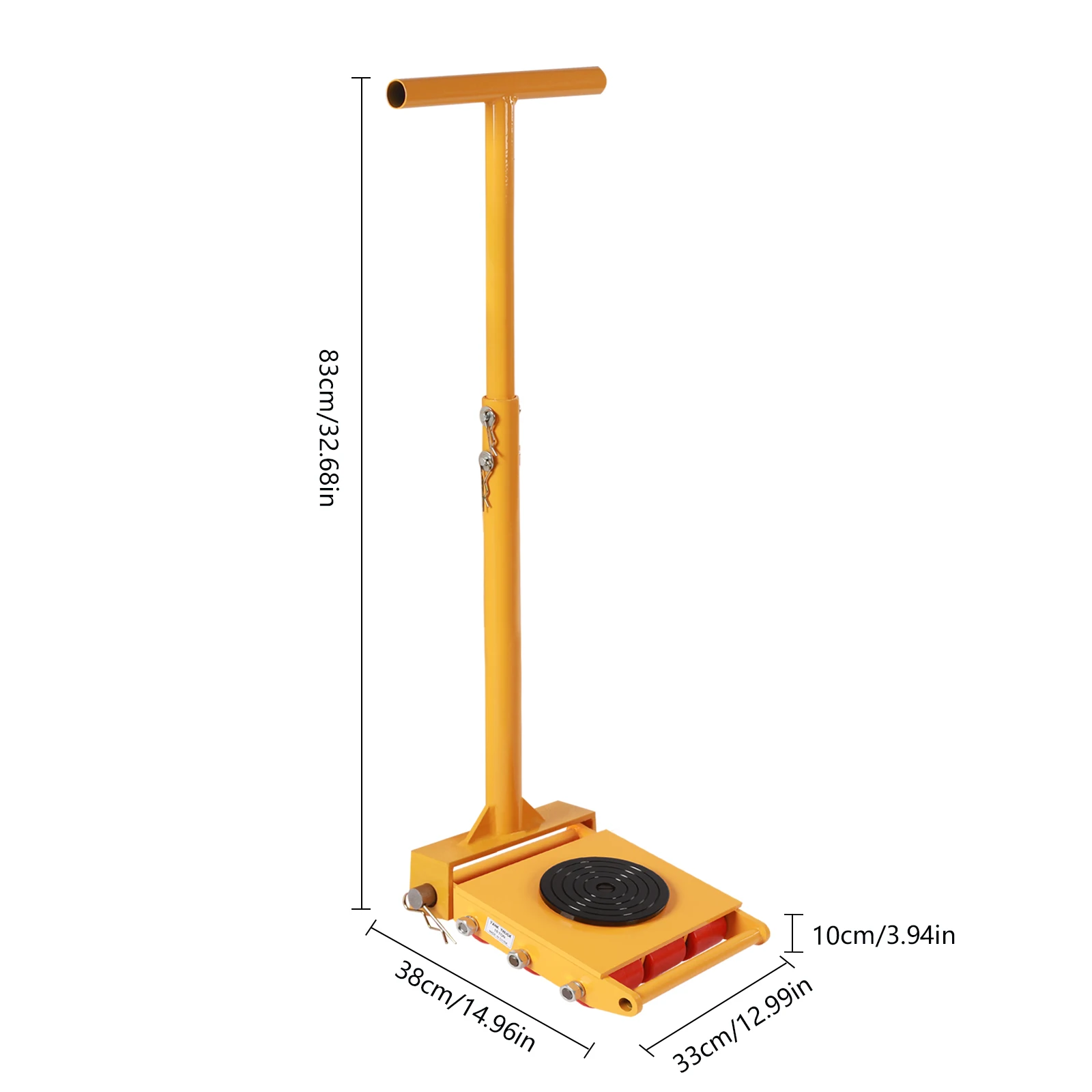 Heavy Duty Machine Mover 15T Machinery Skate Dolly 33000lbs voor industriële bewegende apparatuur